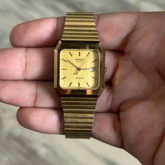 Vintage Rado Quartz Diastar Swiss Made Men’s Watch 105.0117.3 - Picture 2 of 8